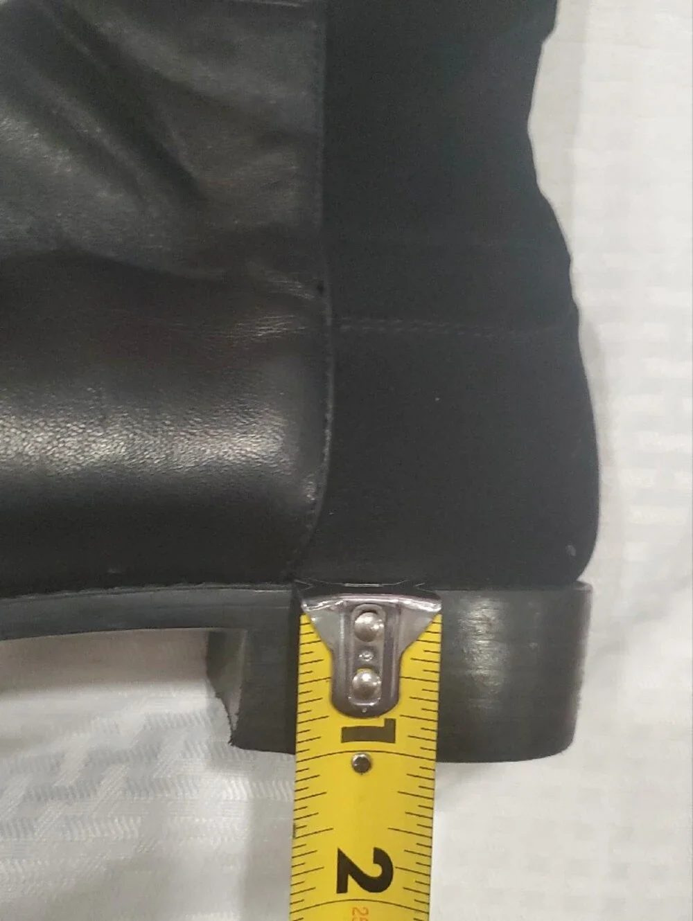 Stuart Weitzman Black Over-the-Knee Leather  Stretch Riding Boots Size 10